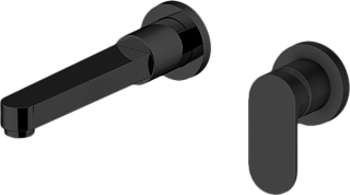 Смеситель для раковины Gattoni H2OMIX 7000 7003570NO С ВНУТРЕННЕЙ ЧАСТЬЮ, черный матовый