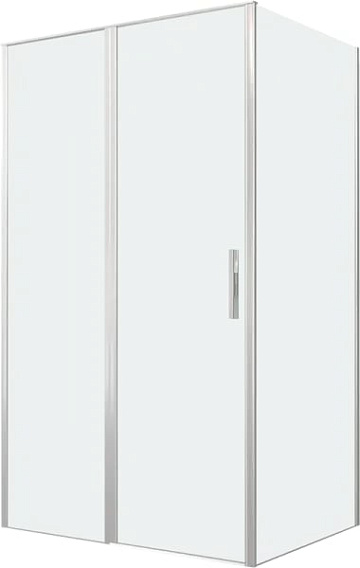Душевой уголок Allen Brau Priority 120x90, профиль серебро браш, стекло прозрачное