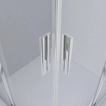 Душевой уголок Vincea Garda VSQ-1G100CH 100x100, профиль хром, стекло шиншилла