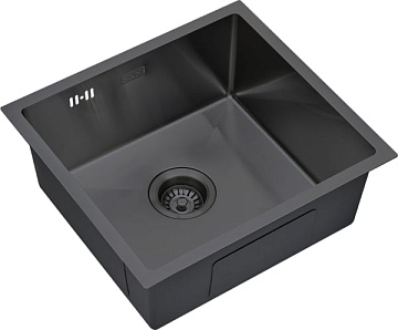 Мойка кухонная S.K.Sanitary SKS 4844 GRAFIT с сифоном