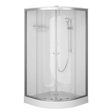 Душевая кабина AM.PM X-Joy W94C-401-100MT 100х100 см, низкий поддон, матовый хром