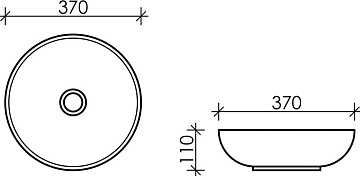 Накладная раковина Ceramicanova Element CN6020