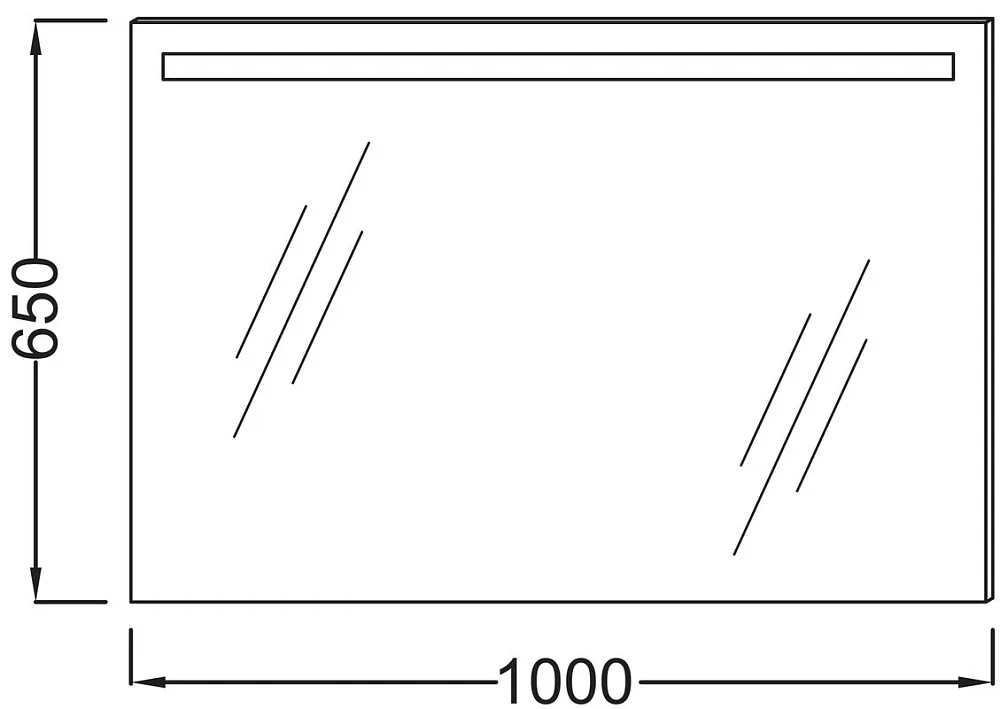 Зеркало Jacob Delafon Parallel 100 с подсветкой Sancos — официальный сайт