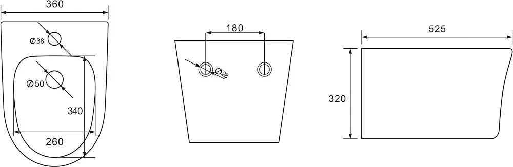 Биде подвесное AQUATEK Ника AQ1009-00 Sancos — официальный сайт