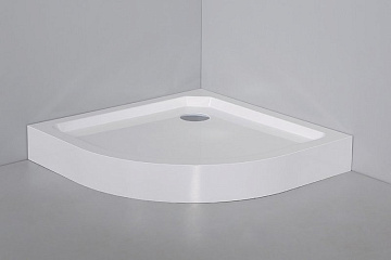 Поддон для душа Cezares Tray SMC TRAY-SMC-R-80-550-150-W R 80x80, с сифоном