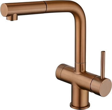 Смеситель для кухни Emar PVD ЕС - 7026 PVD Coppery