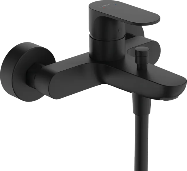 Смеситель для ванны с душем Hansgrohe Rebris S 72440670, черный матовый Sancos — Оригинал