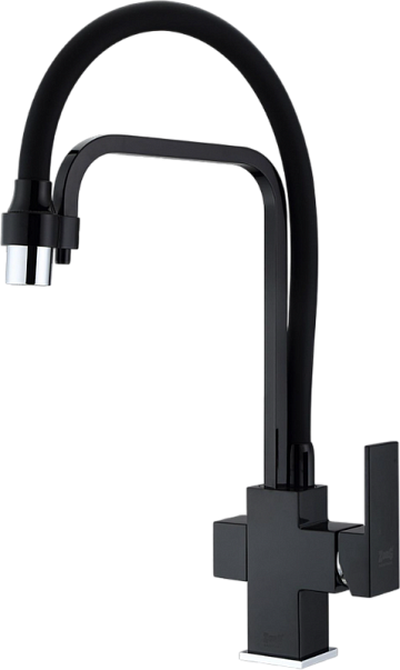 Смеситель для кухни Zorg Sanitary ZR 341-6 YF Black