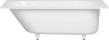 Ванна из искусственного камня Salini Ornella Kit 170x75 см, встраиваемая, белая, со сливом-переливом