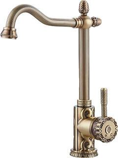 Смеситель для кухни Zorg Antic A 124K-BR бронза