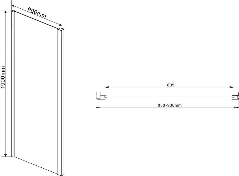 Душевой уголок Vincea Intra VSR-1I708090CL 80x90 см, профиль хром, стекло прозрачное Sancos — официальный сайт