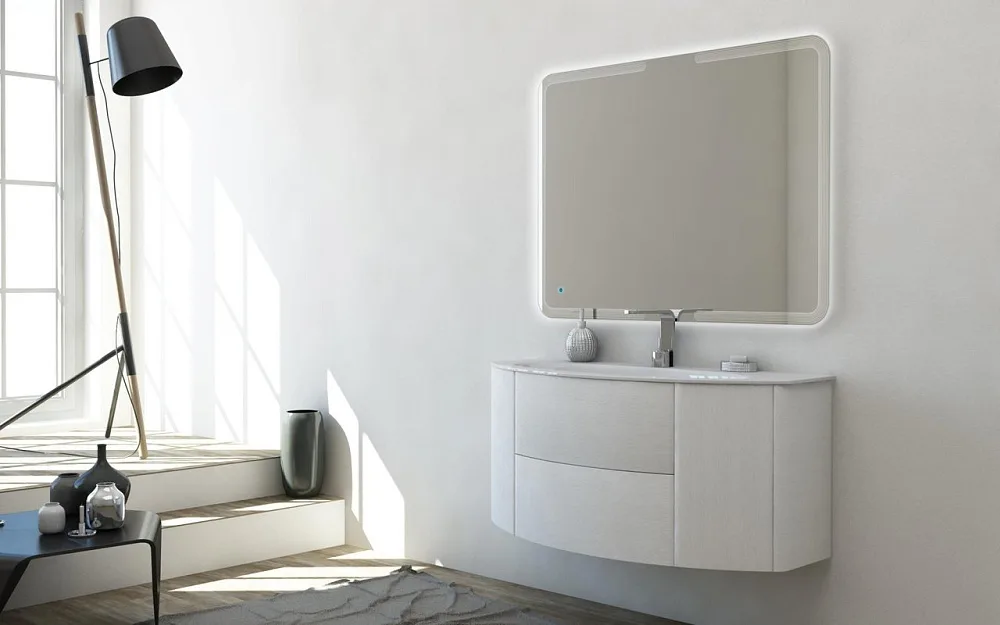 Тумба под раковину без столешницы Cezares Eden 120 frassino bianco Sancos — официальный сайт