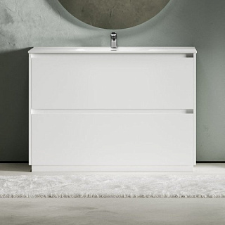 Тумба под раковину Sancos Libra Floor 120 напольный белый глянец, LB120F-1W