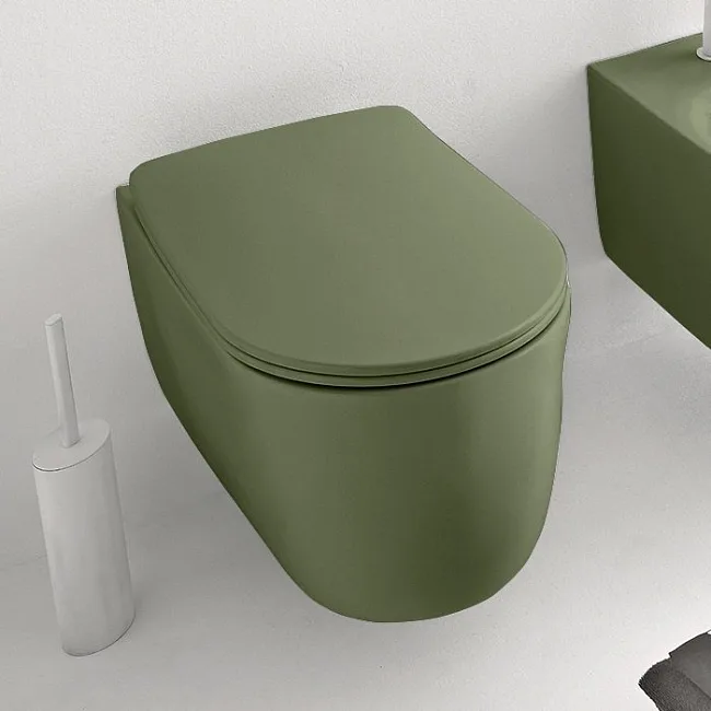 Чаша для унитаза подвесного Kerasan Nolita 531411 verde Sancos — Оригинал