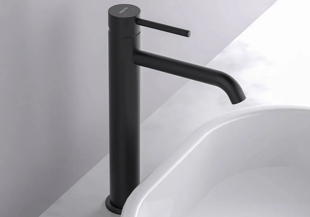 Смеситель для раковины AQUATEK Европа AQ1304MB матовый черный Sancos — официальный сайт