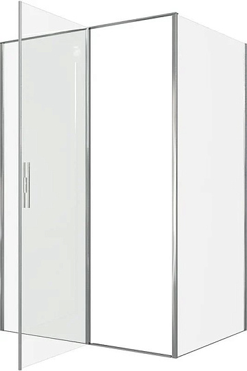 Душевой уголок Allen Brau Priority 140x100, профиль хром, стекло прозрачное
