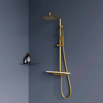 Душевая стойка RGW Shower Panels SP-34G, золото