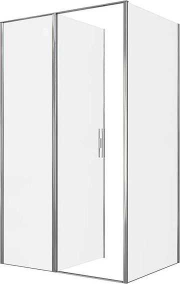 Душевой уголок Allen Brau Priority 120x90, профиль хром, стекло прозрачное