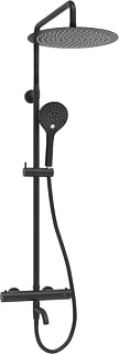 Душевая стойка Wasserkraft Elbe 7400 A288.160.078.BM Thermo, с термостатом, черная