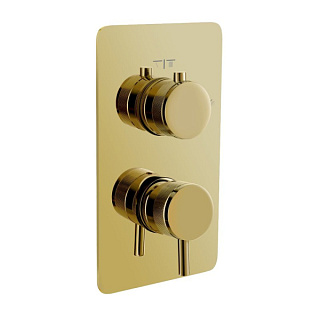 Встраиваемый смеситель Boheme Cell 135-2-G, С ВНУТРЕННЕЙ ЧАСТЬЮ, gold
