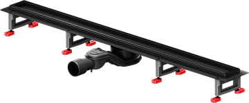Душевой трап (лоток) AM.PM MasterFlow Tile 90 см, черный матовый