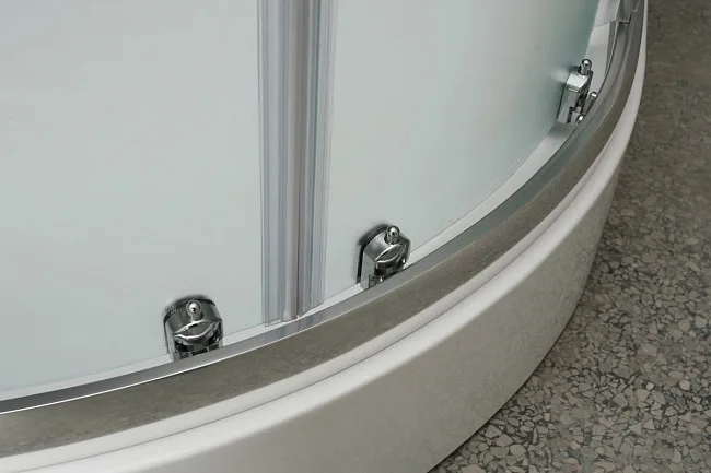 Душевой уголок BelBagno Uno -195 R 2 80 P Cr стекло текстурное Sancos — Оригинал