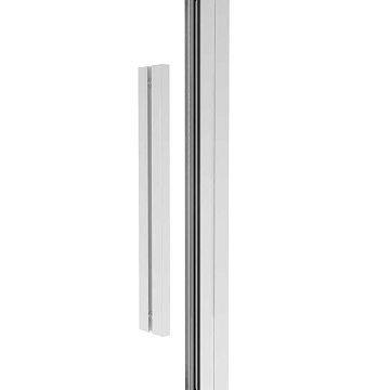 Душевая дверь в нишу Vincea Slim Soft 140 см, профиль хром, стекло прозрачное