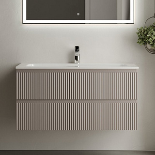 Тумба с раковиной Sancos Snob R 100 см, doha soft