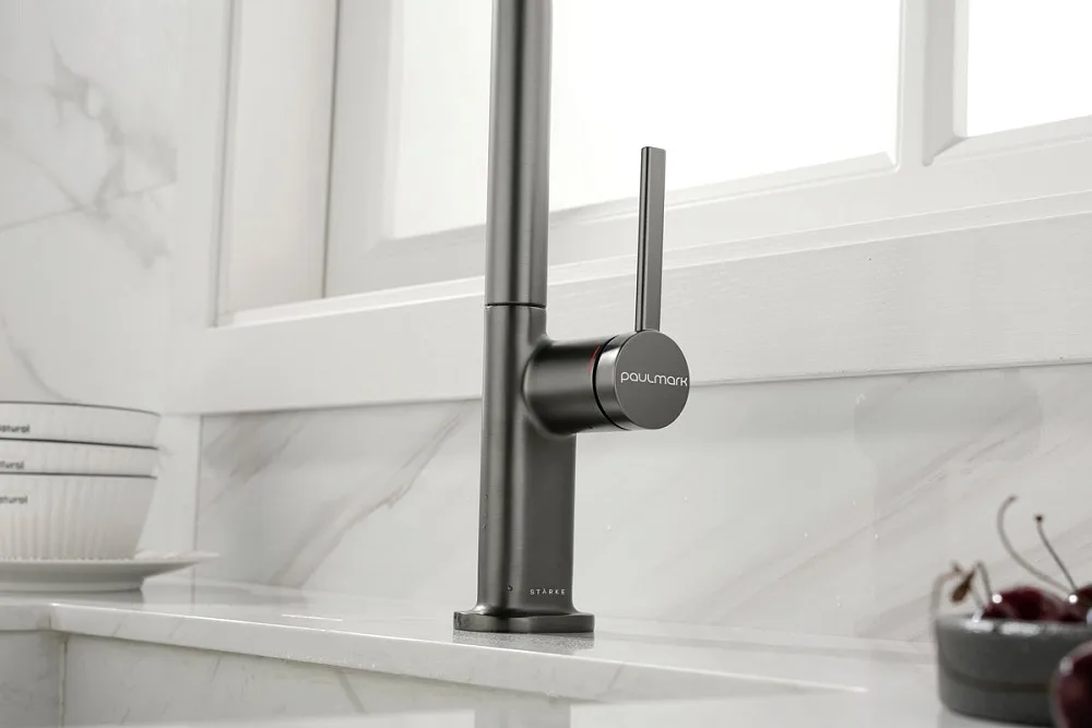 Смеситель для кухни Paulmark Neo Ne214419-B, беретта Sancos — официальный сайт