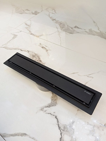 Душевой трап (лоток) AltroBagno Beni aggiuntivi AltroBagnoFD071205NeOp, матовый черный