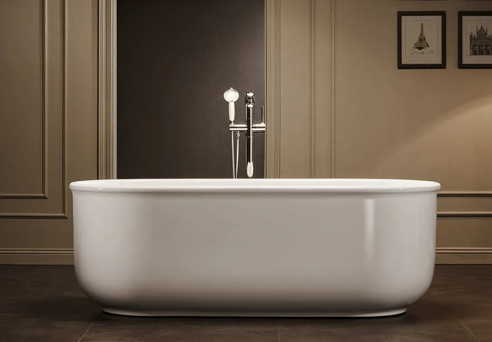 Акриловая ванна BelBagno BB401-1700-800 без опоры 170x80 см, отдельностоящая, белая, овальная, со сл Sancos — официальный сайт