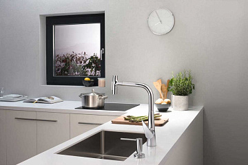 Смеситель для кухни Hansgrohe Talis Select M51 72824000 хром