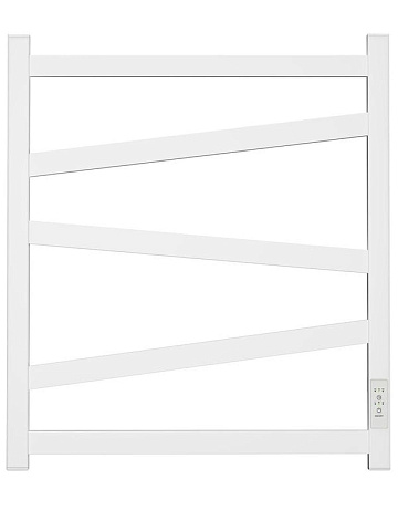 Полотенцесушитель электрический APEXTERMO Генезис GN00165WM 60x55 см, подключение справа, слева, скр