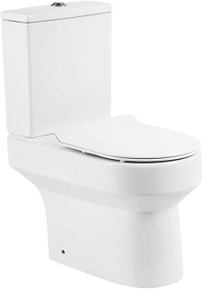 Унитаз-компакт напольный BelBagno Norma BB339CPR безободковый, сиденье BB2111SC с микролифтом