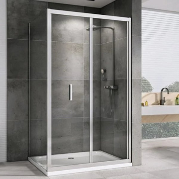 Душевой уголок Abber Sonnenstrand AG07120-S70 120x70, профиль хром, стекло прозрачное