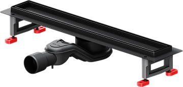 Душевой трап (лоток) AM.PM MasterFlow Tile 50 см, черный матовый