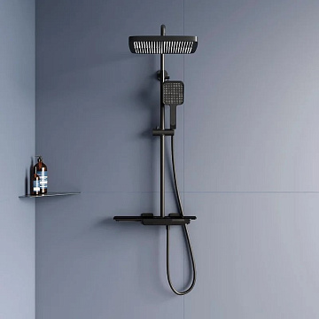 Душевая стойка RGW Shower Panels SP-34-B, черная