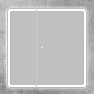 Зеркало-шкаф BelBagno Marino SPC-MAR-800/800-2A-LED-TCH с подсветкой