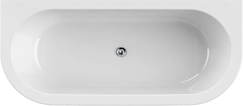 Акриловая ванна Cezares Slim SLIM WALL-180-80-60-W37-SET 180x80 см, пристенная, белая, овальная, с к Sancos — официальный сайт