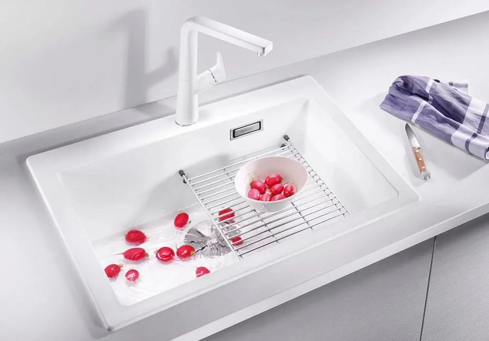Мойка кухонная Blanco Pleon 6 белая Sancos — официальный сайт