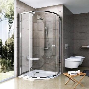 Душевой уголок Ravak Pivot PSKK3-90 Transparent, профиль хром