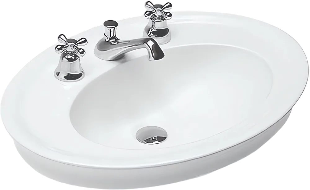 Раковина Hatria Dolcevita Y0PL01 65 см, белая Sancos — официальный сайт