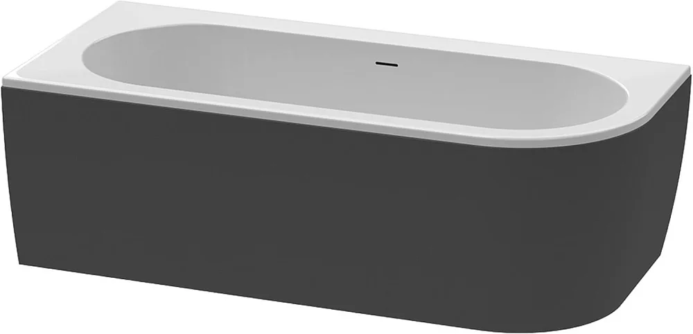 Акриловая ванна Cezares Slim SLIM CORNER-180-80-60-L-NERO-SET 180x80 см, левая, пристенная, черная м Sancos — официальный сайт