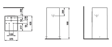 Раковина Laufen Kartell by Laufen 8.1133.1.000.111.1 напольный