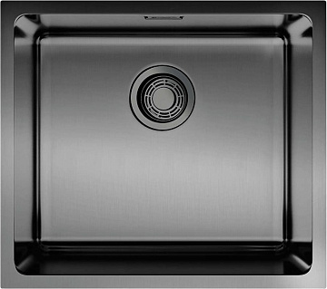 Мойка кухонная Omoikiri TADZAVA 49-U GM вороненая сталь
