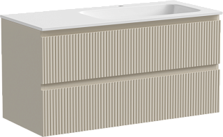 Тумба под раковину Sancos Snob T 100 подвесная Beige soft (капучино), SNT100RCE