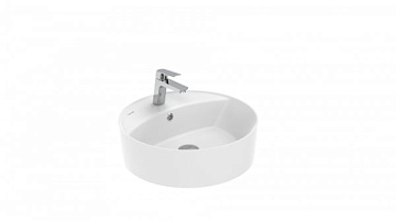 Накладная раковина Creavit Nice NC046-00CB00E-0000 белая глянцевая