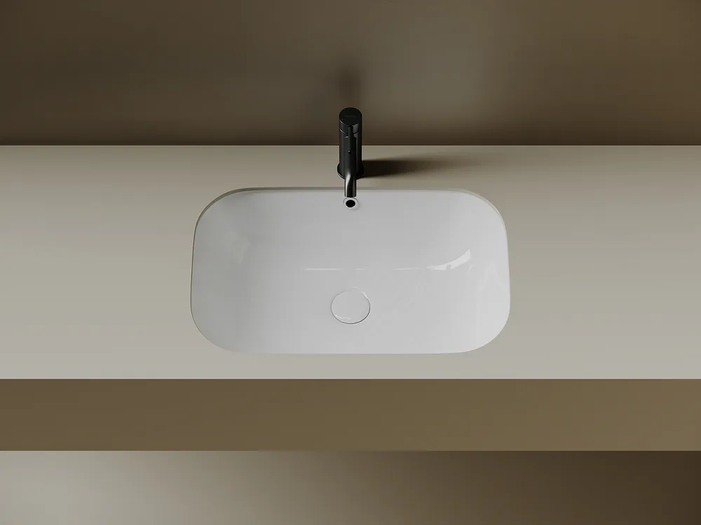 Встраиваемая раковина Ceramicanova Era CN15007 белый Sancos — официальный сайт