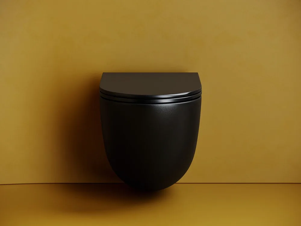 Унитаз подвесной Ceramicanova Vogue CN4008TMB Sancos — официальный сайт
