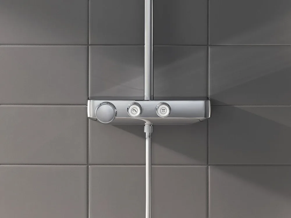 Душевая стойка Grohe Euphoria SmartControl 260 Mono 26509000, с термостатом Sancos — официальный сайт